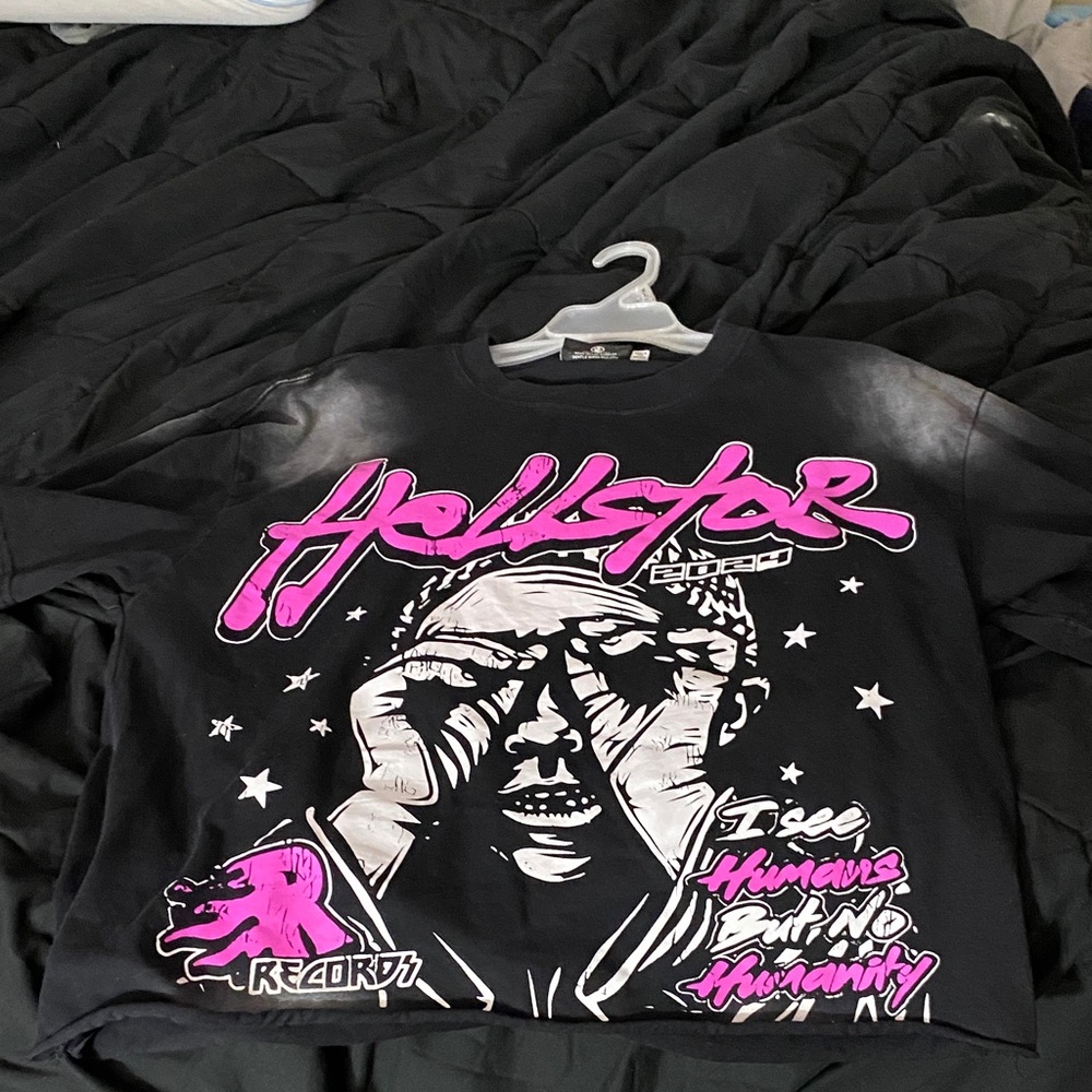 Hellstar Black and Pink Long Sleeve Tee